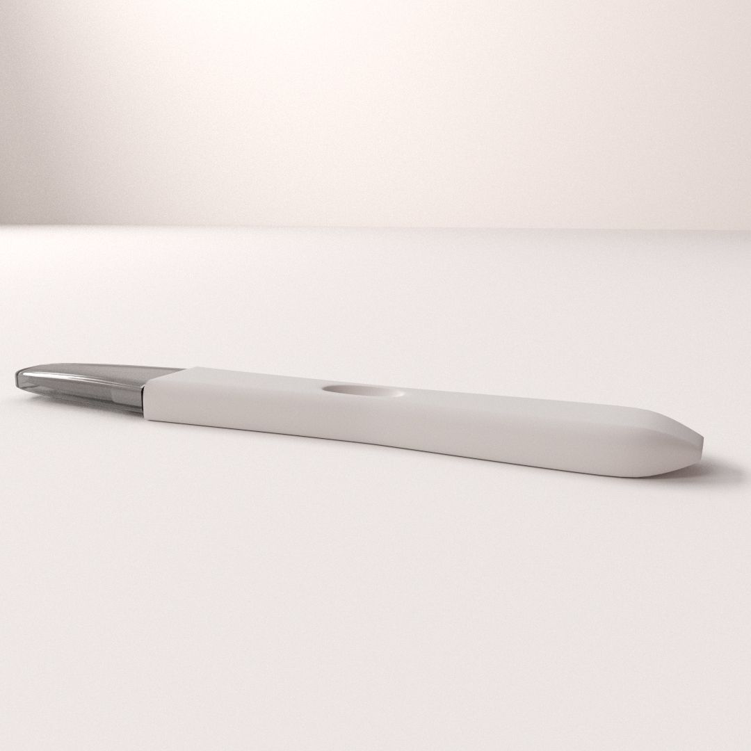 Pregnancy Test Kit 3D model_1