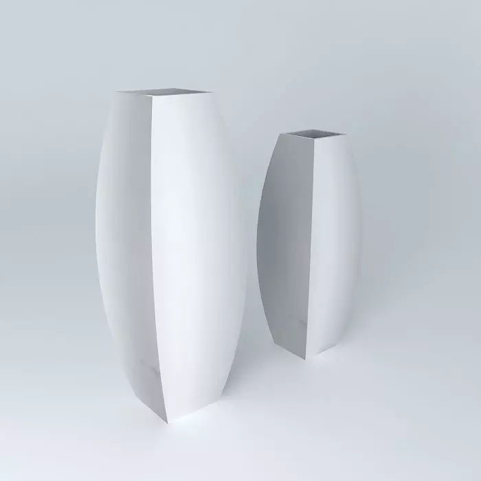Glass vases Free 3D model