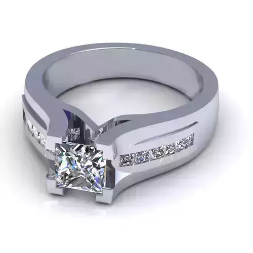 Princess Love Engagement Ring