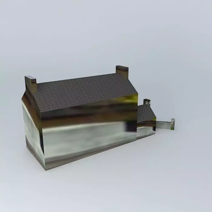 Houses and shops Free 3D model