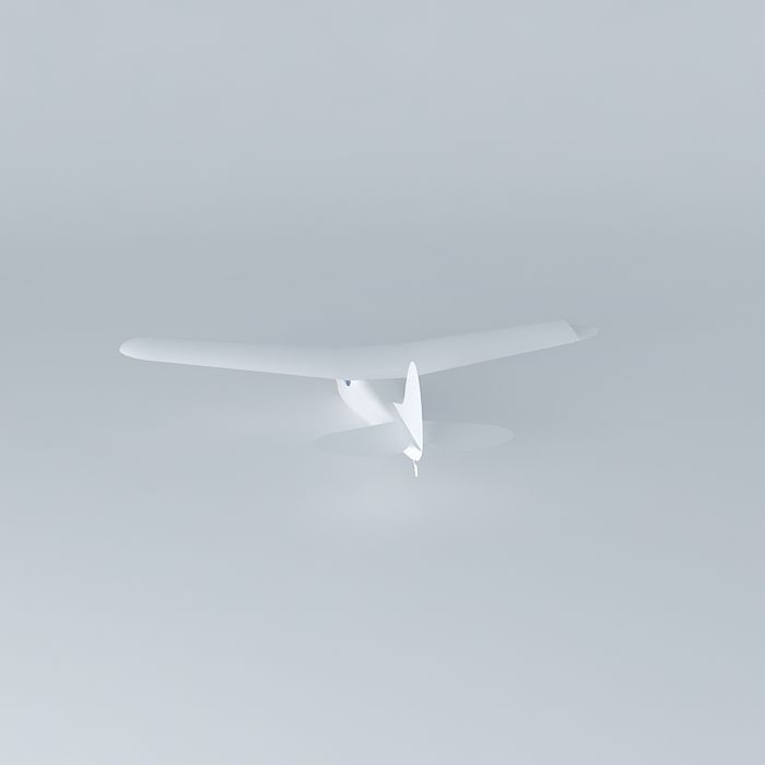 Cessna 195 Free 3D model_2