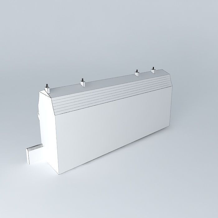 Building Chasseigne Blvd. Free 3D model_3