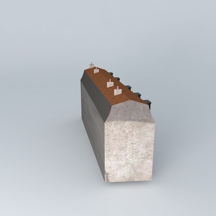 Building Chasseigne Blvd. Free 3D model_2