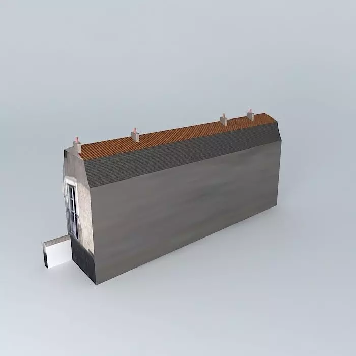 Building Chasseigne Blvd. Free 3D model_0