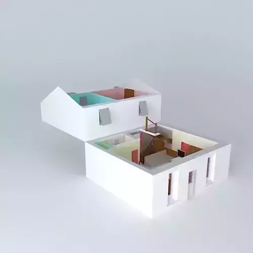 A house in Muzillac Free 3D model