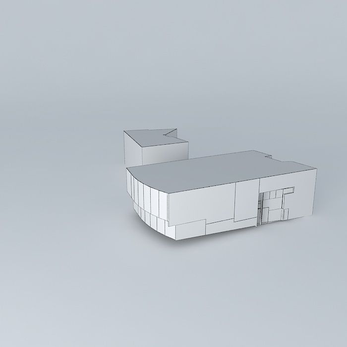 Centre d'animation Free 3D model_4