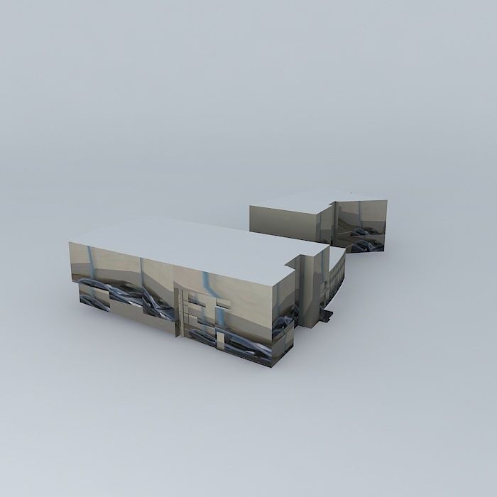 Centre d'animation Free 3D model_1