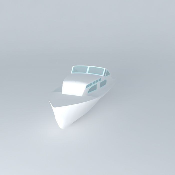 Cabarello boat Free 3D model_1