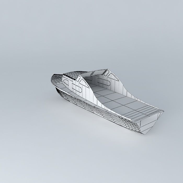 Cabarello boat Free 3D model_3