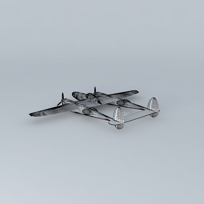 Bristol P38 Free 3D model_3