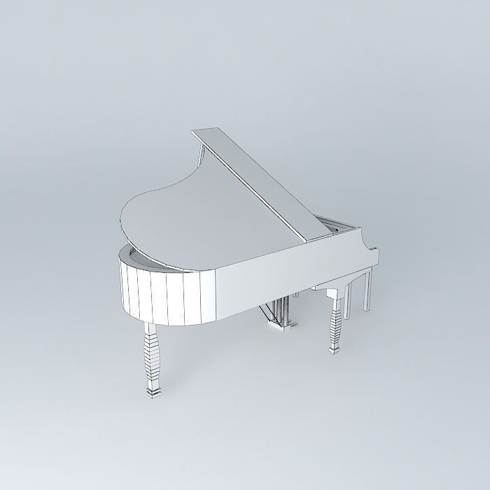 Steinway Piano 3D model_3