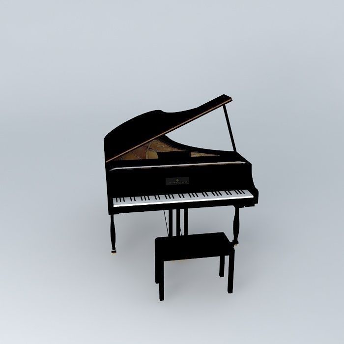 Steinway Piano 3D model_2