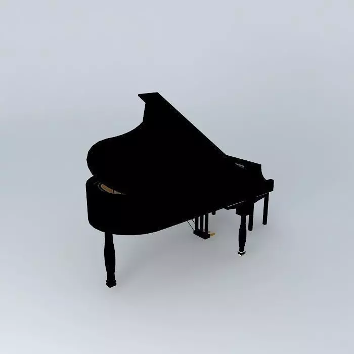 Steinway Piano 3D model_0