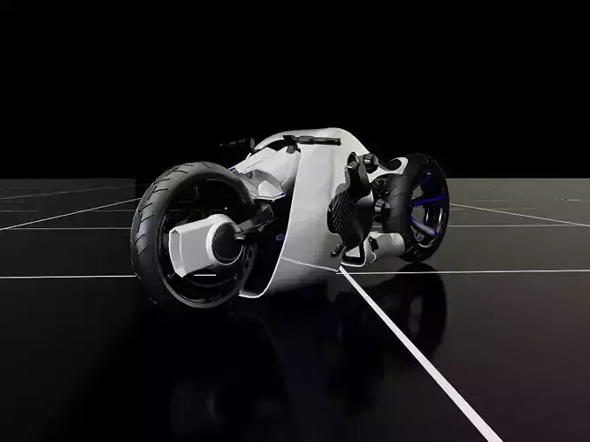Futuristic Motorcycle Concept