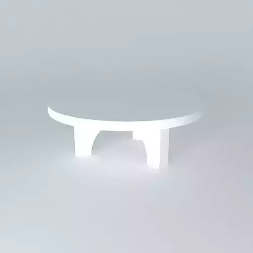 Roark Black Coffee Table in the Style of Ado Chale