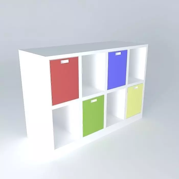 kids bookshelf, estante infantil Free 3D model