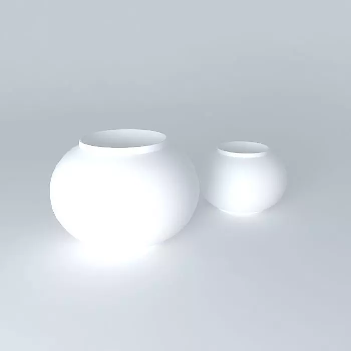 glass vase Free 3D model