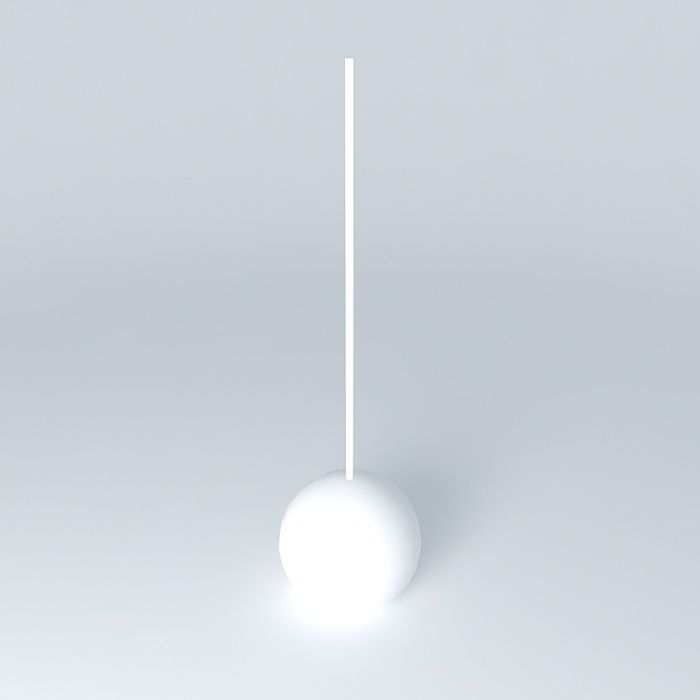 lustre ceiling lamp Free 3D model_2