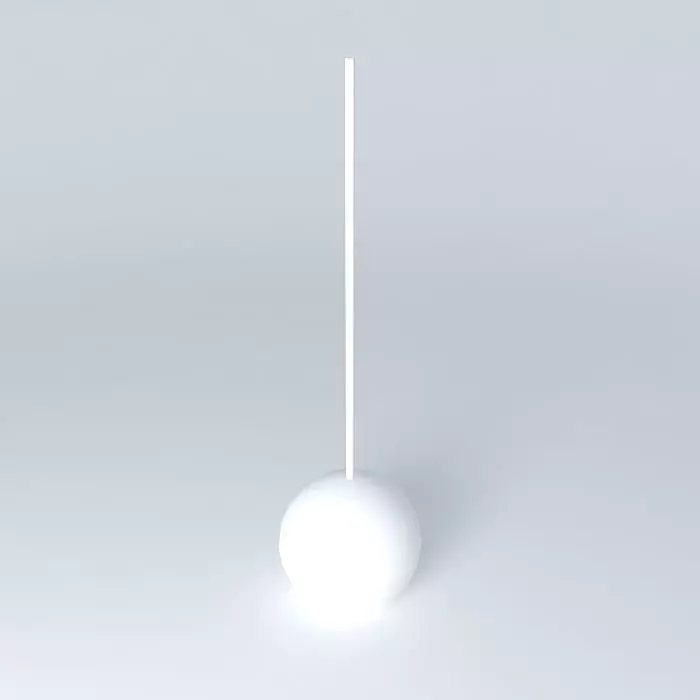 lustre ceiling lamp Free 3D model_0