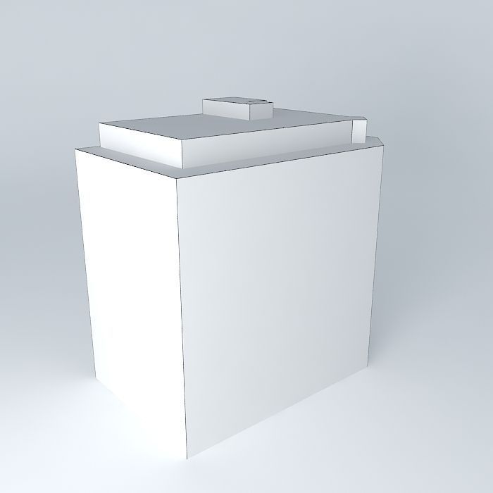 Olympic Block Building in Seattle, WA, USA 3D model_4