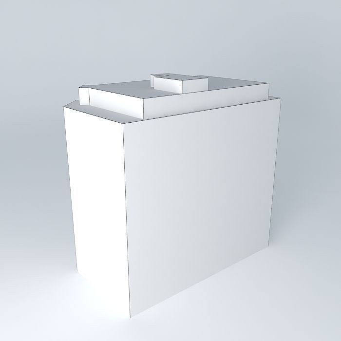 Olympic Block Building in Seattle, WA, USA 3D model_3