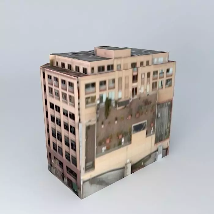 Olympic Block Building in Seattle, WA, USA 3D model_0