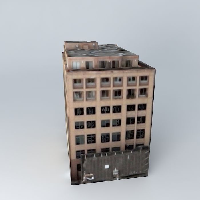 Olympic Block Building in Seattle, WA, USA 3D model_2