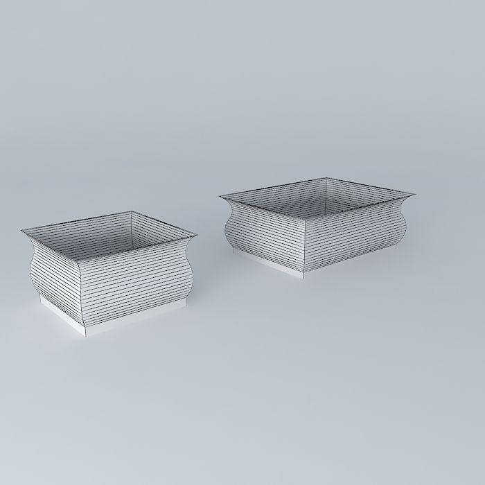 floreiras bowls Free 3D model_4