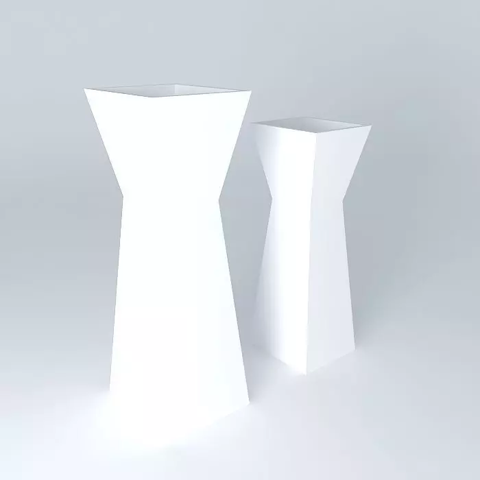 vase, glass Free 3D model_0