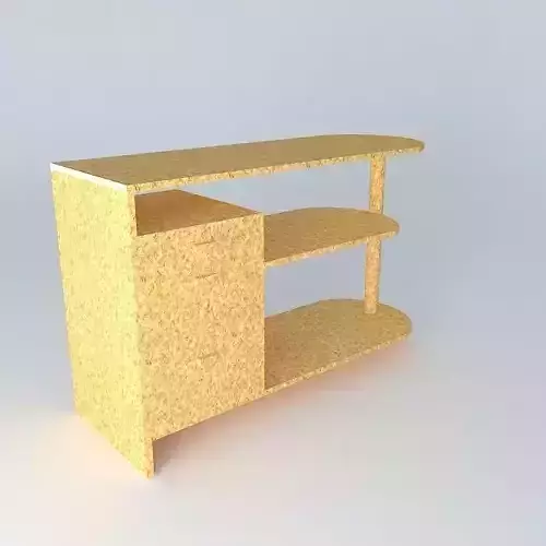 SIDE TABLE ROUNDED mesa canto Free 3D model