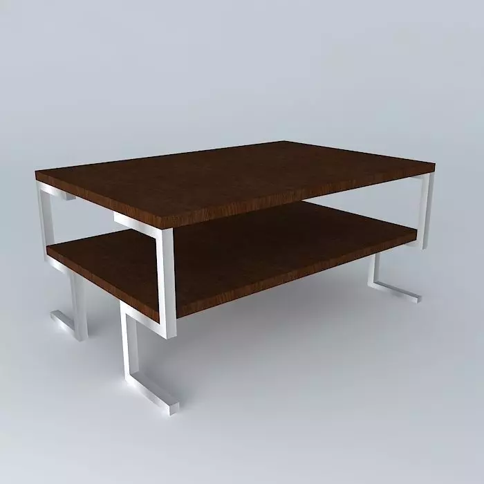 52 coffe table mesa de centro 52 Free 3D model_0