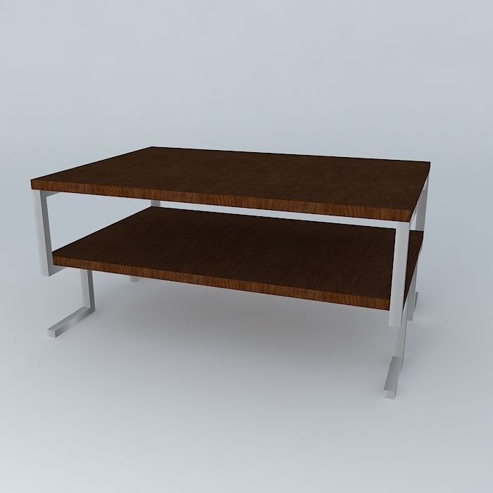 52 coffe table mesa de centro 52 Free 3D model_1