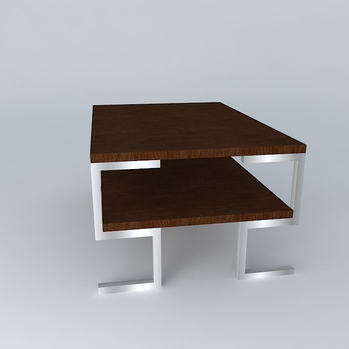 52 coffe table mesa de centro 52 Free 3D model_2