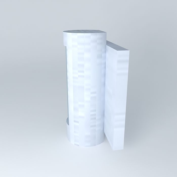 wall lamp Free 3D model_2
