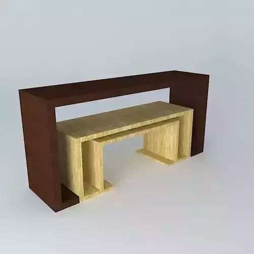 set sideboard, bench and table, set console, bench, table