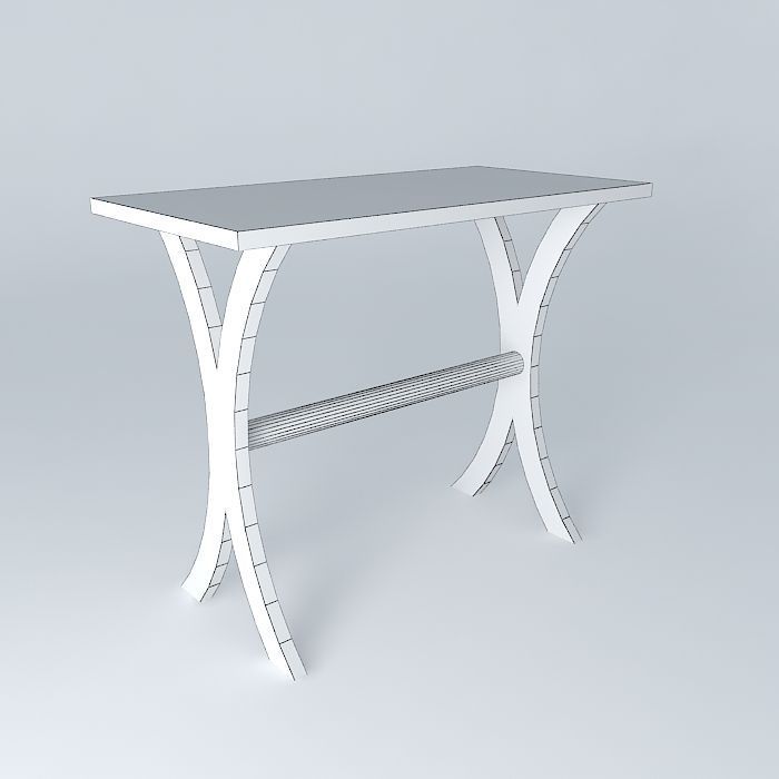 showcase console Free 3D model_4