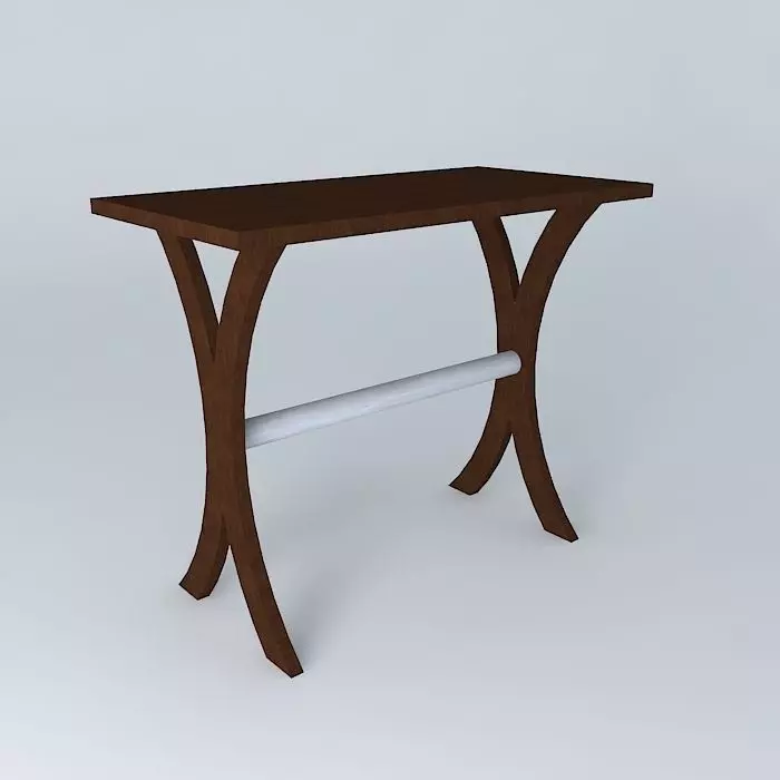 showcase console Free 3D model_0