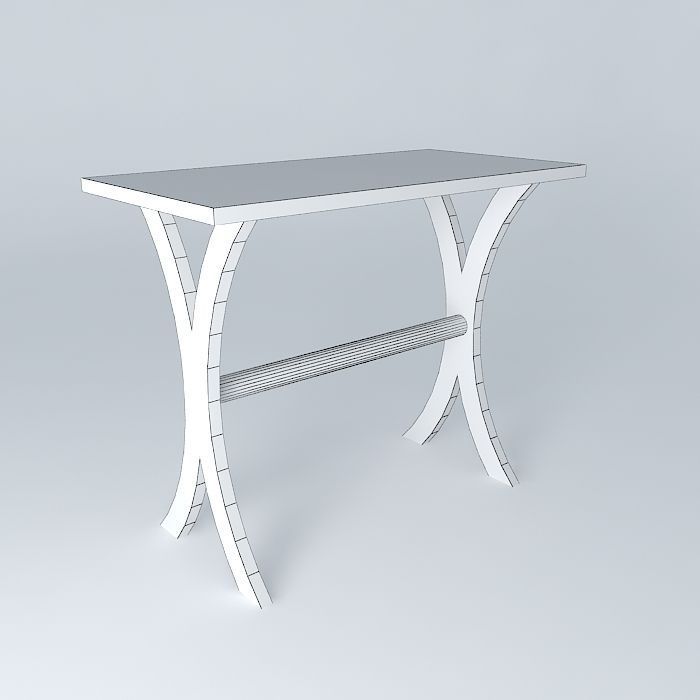 showcase console Free 3D model_3