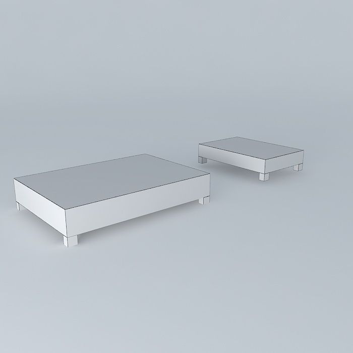 chiclets table chewing gum coffe table Free 3D model_3