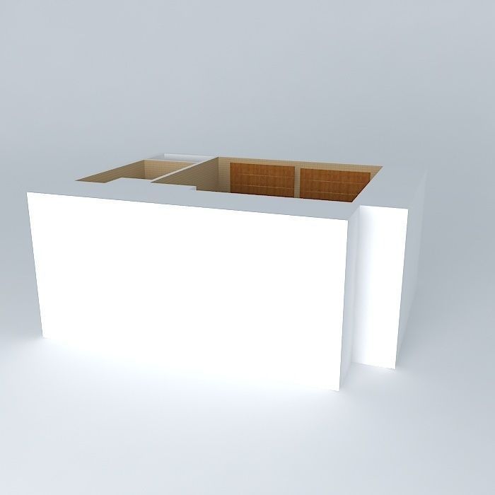 juliana house with windows and doors Free 3D model_1