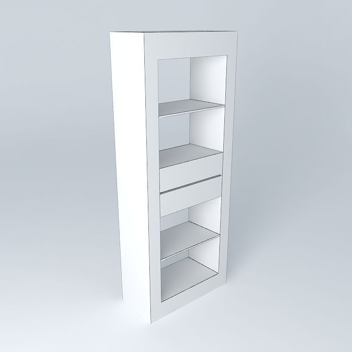 aparador Pelli bookshelf Free 3D model_4