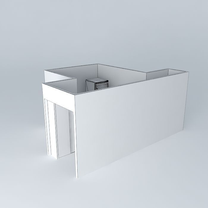 suhelenorkut building with walls Free 3D model_3