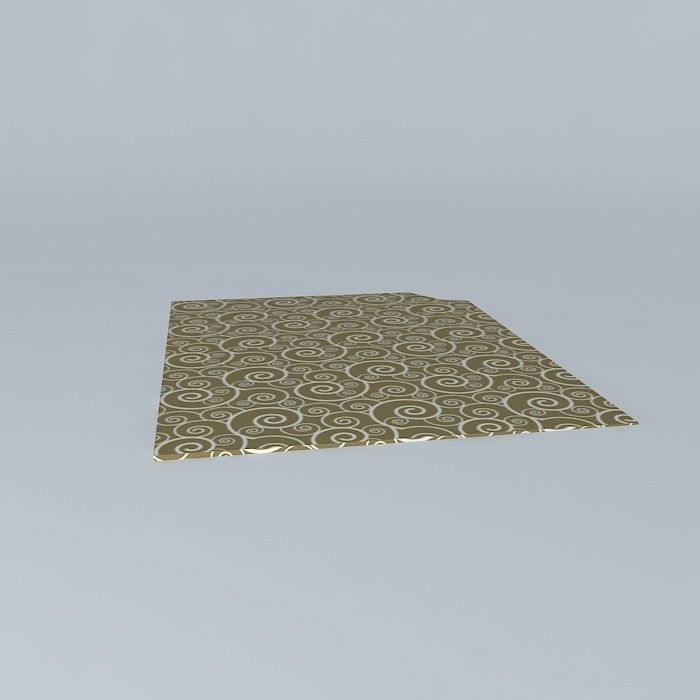 carpet rug Free 3D model_2