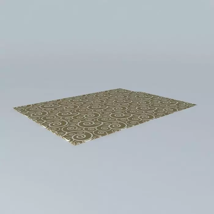 carpet rug Free 3D model_0