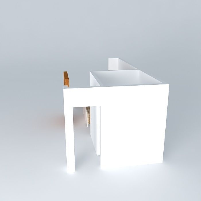 mirokaorkut room with bed in it Free 3D model_2