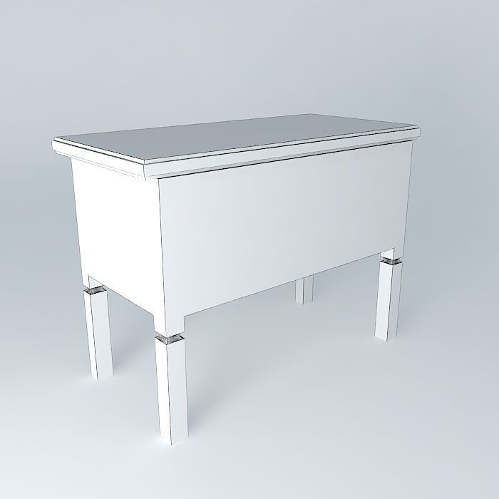 showcase console Free 3D model_4