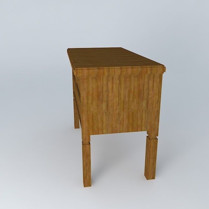 showcase console Free 3D model_2