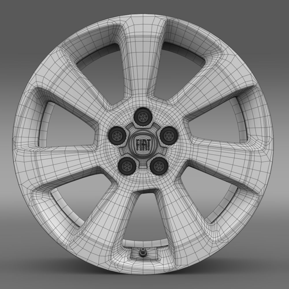 Fiat Doblo Cargo rim 2015 3D model_9