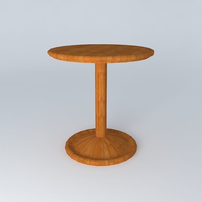 side table coffee table Free 3D model_1