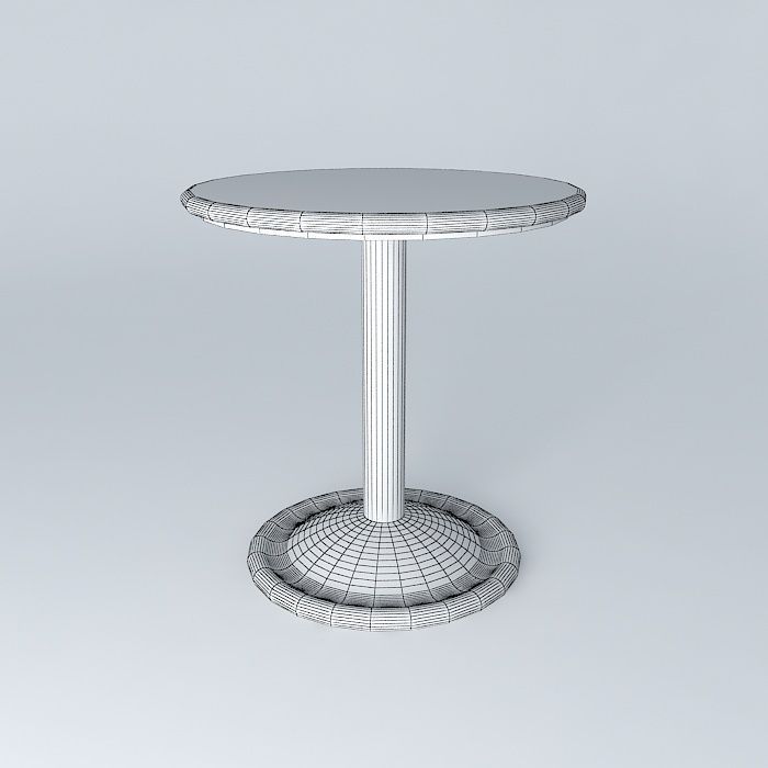 side table coffee table Free 3D model_3